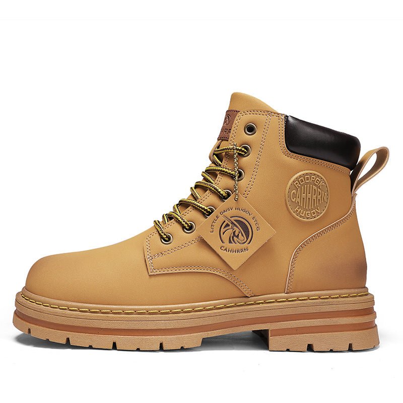 Men Autumn And Winter High Help Boots British Wind Increase - pokemaeee90a4700aa0d805cb3c1db5e9d062c