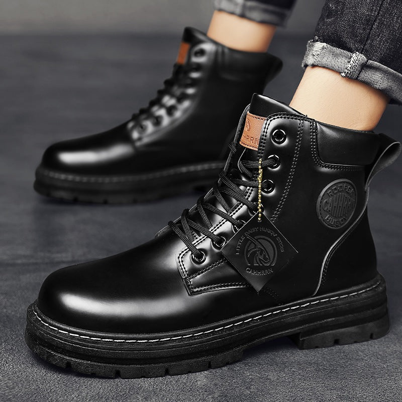 Men Autumn And Winter High Help Boots British Wind Increase - pokema8d0f0b1063ccb9b2a84dfbc5ff5c750b
