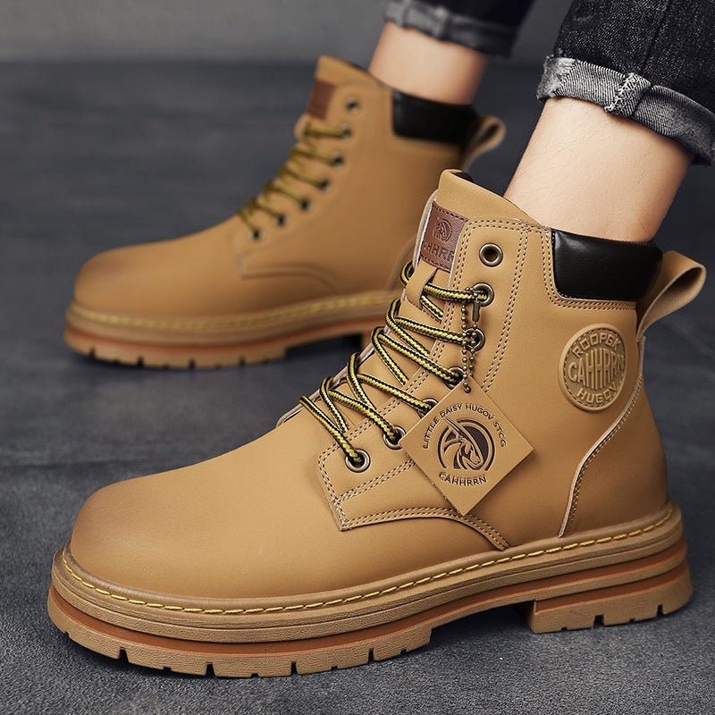Men Autumn And Winter High Help Boots British Wind Increase - pokema141cd605ac9d949e2d691c8476a56f67