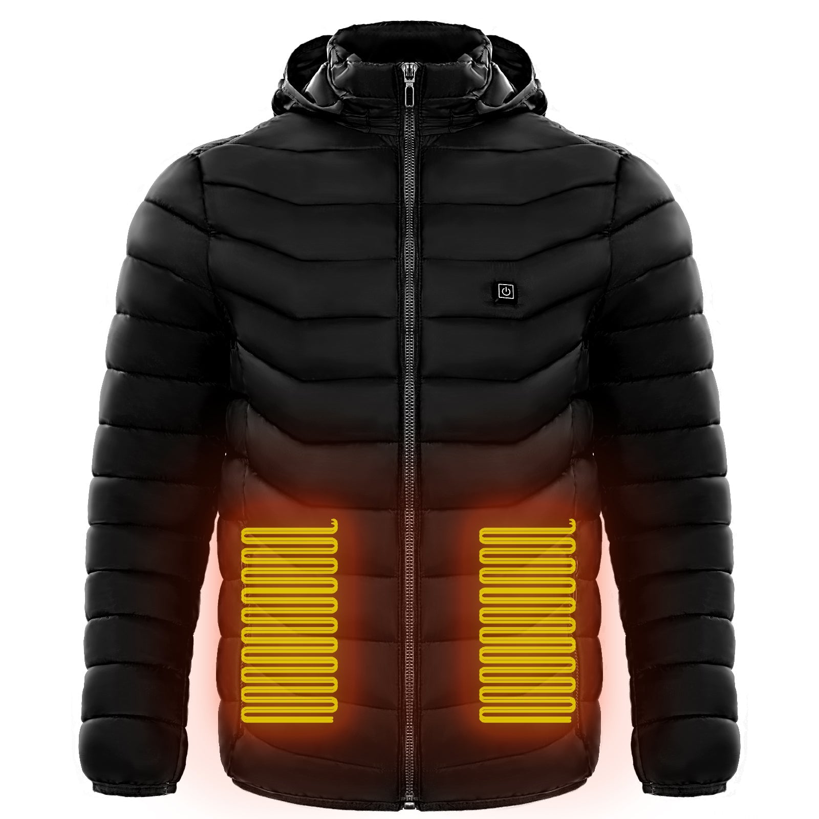 Men Heated Puffer Jacket Electric Heating Coat Insulated Hood Windbreaker 9Heat Zones - pokemaed0c9b67768f40b5a8d172751324e5b4