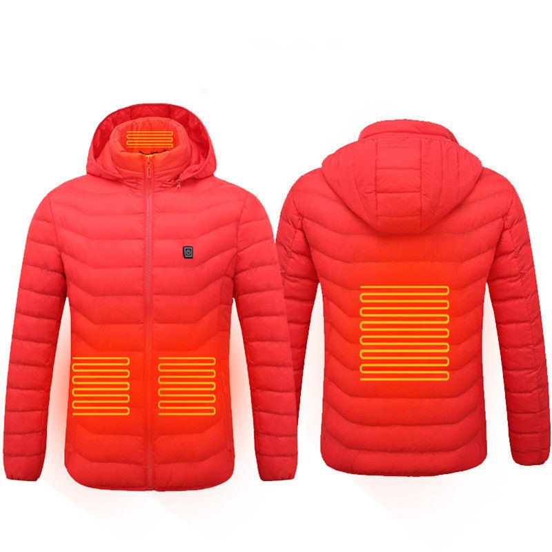 Men Heated Puffer Jacket Electric Heating Coat Insulated Hood Windbreaker 9Heat Zones - pokema2907f47237a1ac03bb6e503348a23d3b