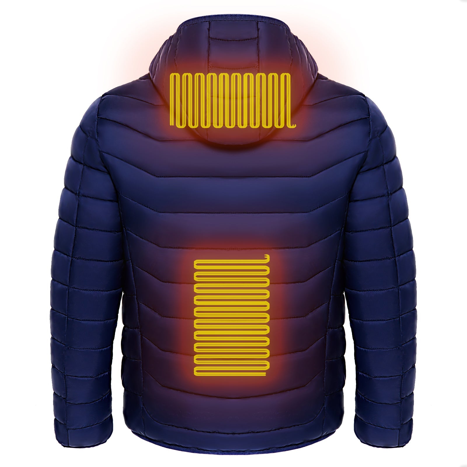 Men Heated Puffer Jacket Electric Heating Coat Insulated Hood Windbreaker 9Heat Zones - pokema8a056396b044fb80817825e31c108df