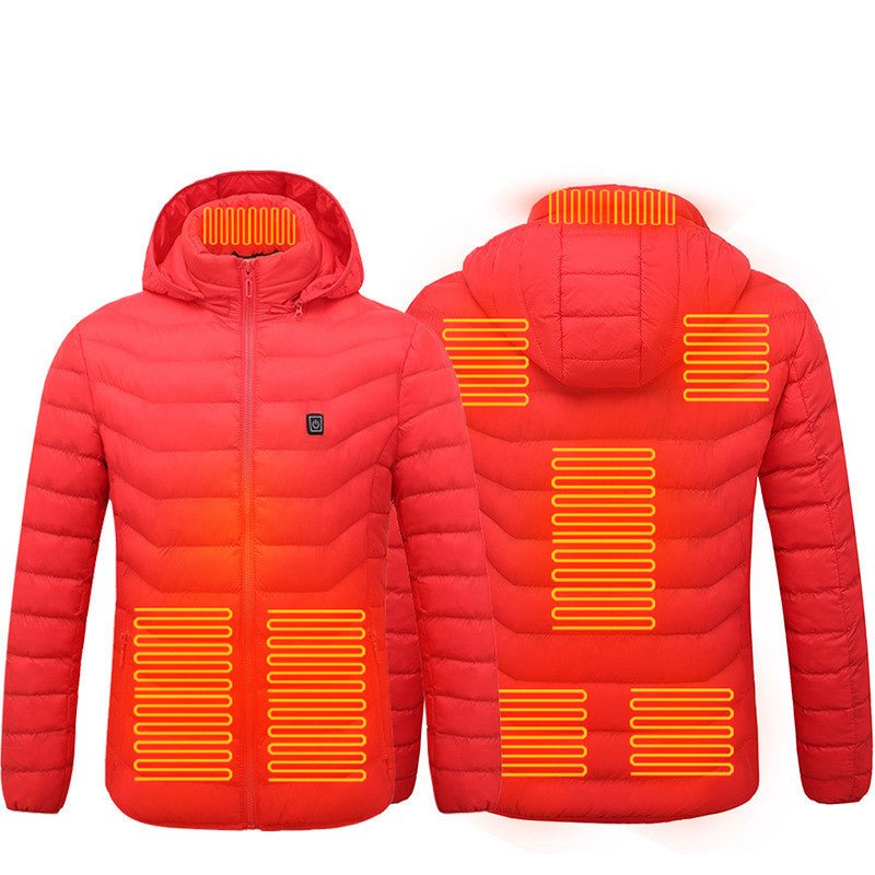 Men Heated Puffer Jacket Electric Heating Coat Insulated Hood Windbreaker 9Heat Zones - pokemaaa8478305c5cea92a1ac9d721c94de21