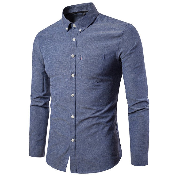 Men S Shirts Korean Men Slim Long Sleeve Dress Shirt - pokemabb0e55bddec8b04fac58a724acec24d