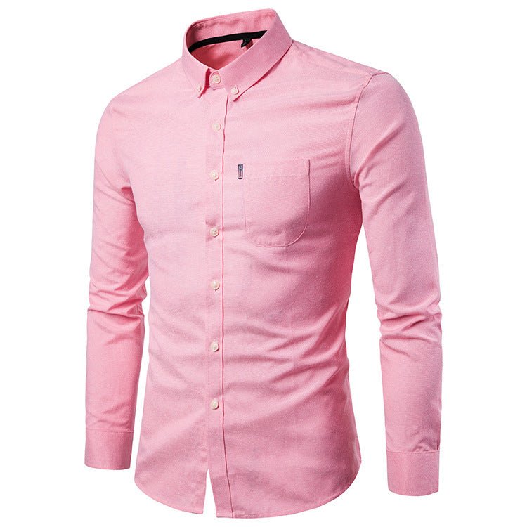 Men S Shirts Korean Men Slim Long Sleeve Dress Shirt - pokema473849b13067b09e8e0b3571699f0ca0