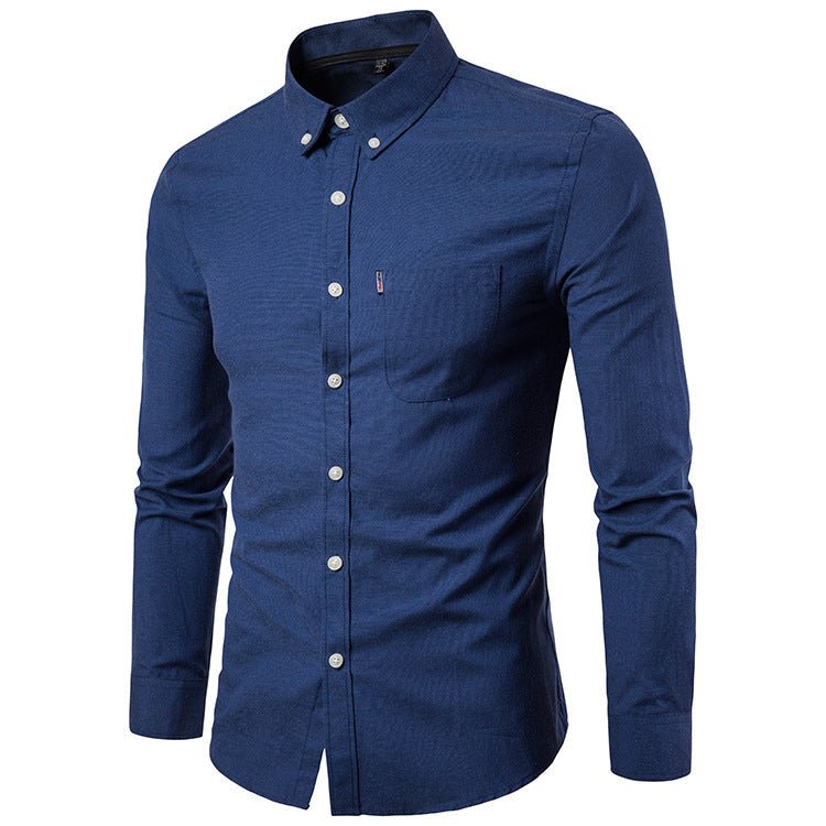 Men S Shirts Korean Men Slim Long Sleeve Dress Shirt - pokema406017eafd318ba073fb15c9a50f713
