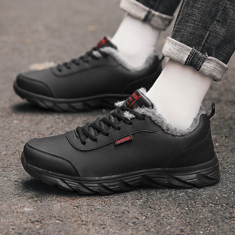 Men Sneakers Winter Warm Sports Shoes With Plush - pokema2cd9f03296d42c8548e8cfff08e7d94