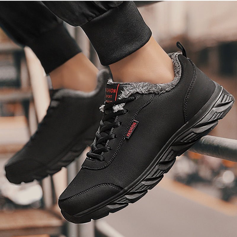 Men Sneakers Winter Warm Sports Shoes With Plush - pokema23c6b78a9fe72e2b936ef02903cdcfbd