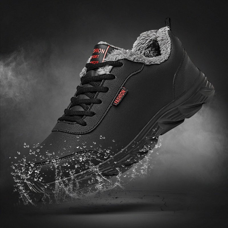 Men Sneakers Winter Warm Sports Shoes With Plush - pokemae524034748204fa1a61a12f6b488c4b4