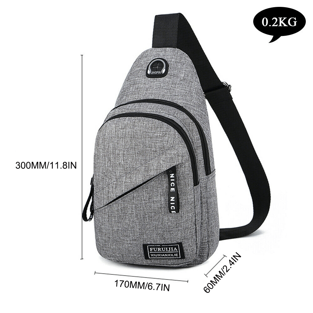 Men Women Sling Bag Chest Fanny Packs Cross Body Travel Sports Shoulder Backpack - pokemaMen Women Sling Bag Chest Fanny Packs Cross Body Travel Sports Shoulder Backpack