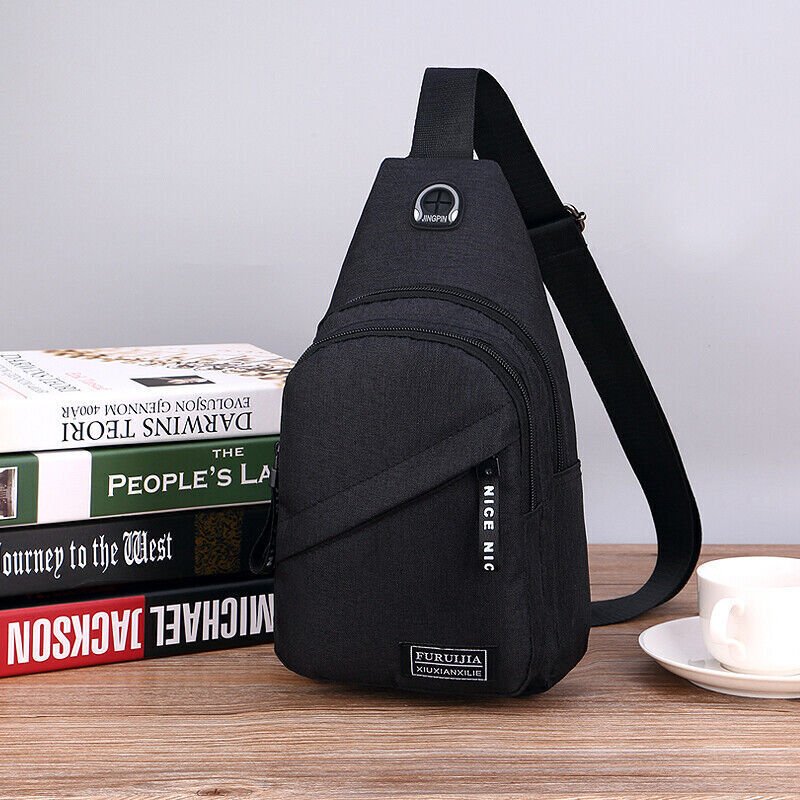 Men Women Sling Bag Chest Fanny Packs Cross Body Travel Sports Shoulder Backpack - pokemaMen Women Sling Bag Chest Fanny Packs Cross Body Travel Sports Shoulder Backpack