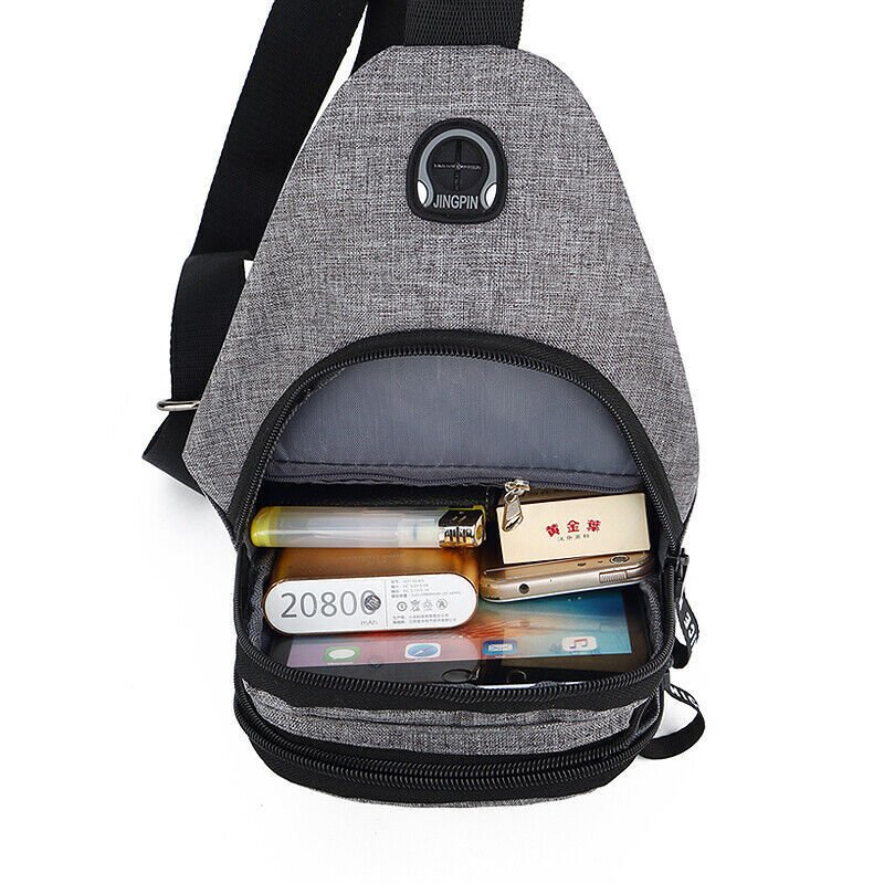 Men Women Sling Bag Chest Fanny Packs Cross Body Travel Sports Shoulder Backpack - pokemaMen Women Sling Bag Chest Fanny Packs Cross Body Travel Sports Shoulder Backpack