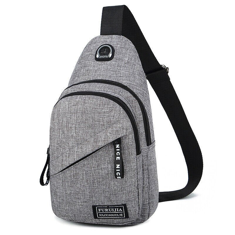 Men Women Sling Bag Chest Fanny Packs Cross Body Travel Sports Shoulder Backpack - pokemaMen Women Sling Bag Chest Fanny Packs Cross Body Travel Sports Shoulder Backpack