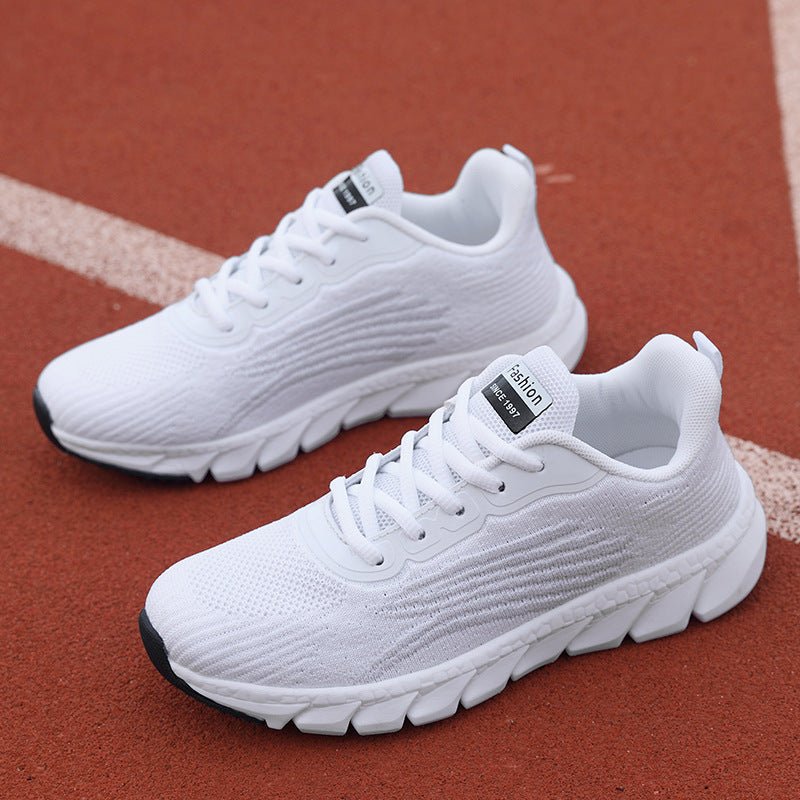 Men's And Women's Flying Woven Breathable Running Shoes Couple's Casual Sneakers - pokema44170a2cfb554a43bb52b754607531e1