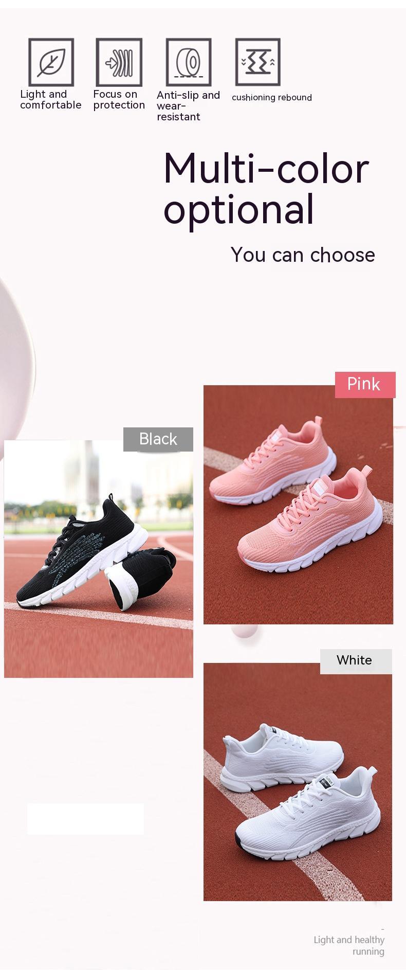 Men's And Women's Flying Woven Breathable Running Shoes Couple's Casual Sneakers - pokema3a8e5860e37b2f5af121285565c2c5a8