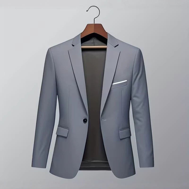 Mens Business-Casual Formal Suit Korean Style - pokema6367378ee4b18c7d4dd388721661ac4