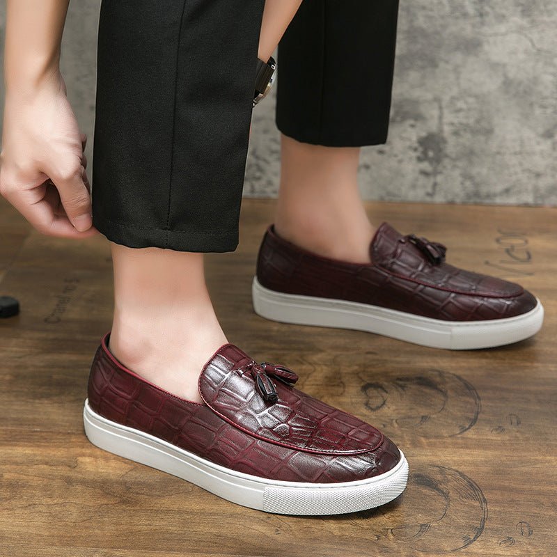 Men's Business Casual Sneakers Plus Size Leather Shoes Men - pokema754e5cc0624894cba8ecaa206ac19814