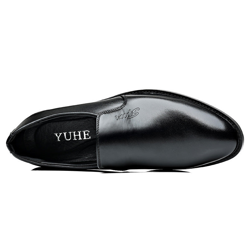 Mens Casual Business Slip-on Leather Shoes With A Pointed Toe - pokemad95c9a6ddf6883065cc98aab64e4acb8