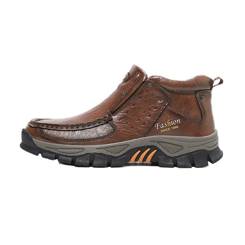 Mens Casual Metal Ankle Boots - pokema796edf21128ae4064b69a8fe1ed5f087