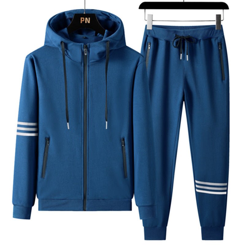 Men's Casual Sports Pure Cotton Hooded Sweater Trousers Two-piece Set - pokemab1a6b7fc92beba3f33933e8652cc48eb