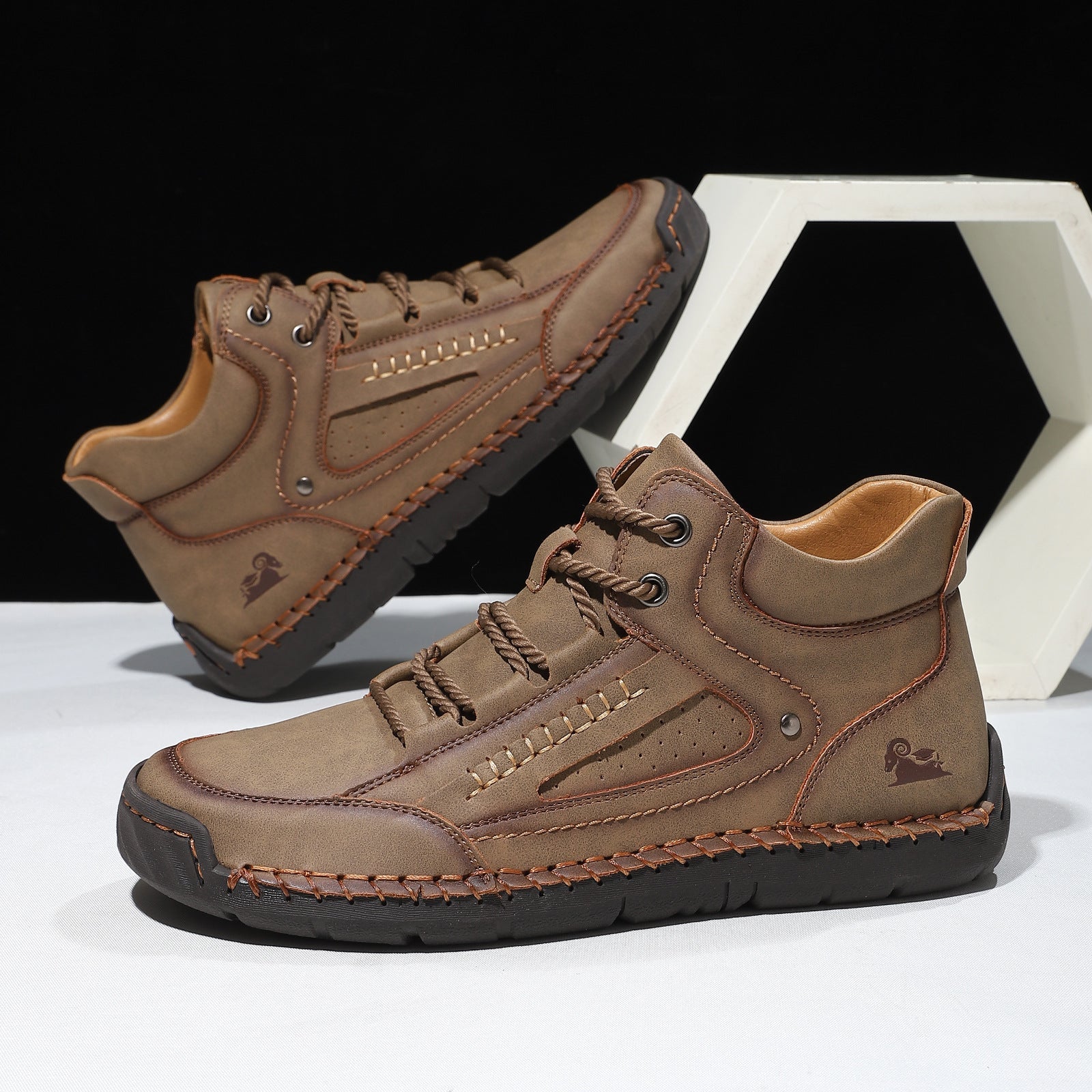 Mens Comfortable And Breathable Flat-laced High-top Shoes - pokemab63044db243f459289fb50e1ab22a796