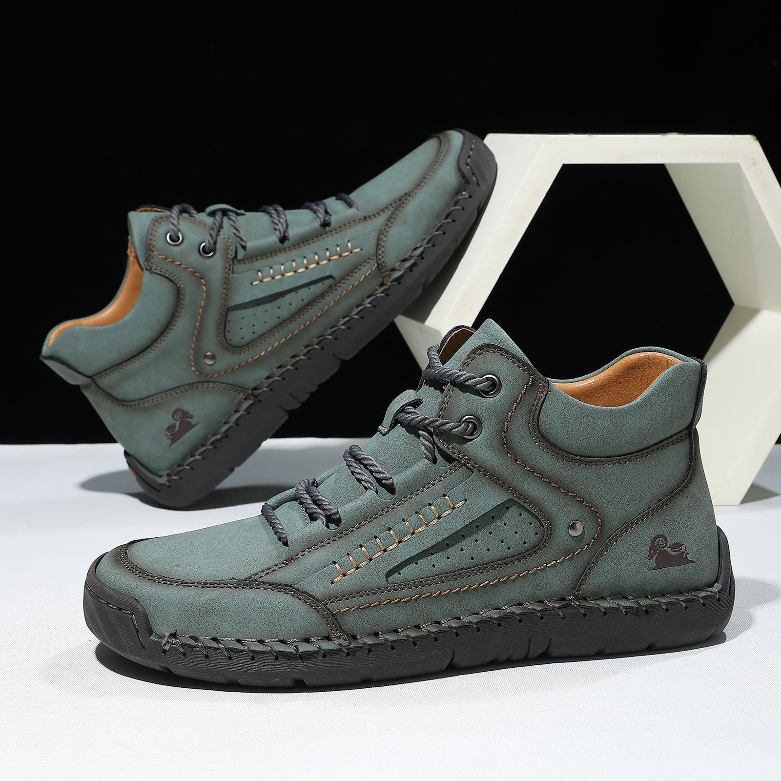 Mens Comfortable And Breathable Flat-laced High-top Shoes - pokemafc2ab3866772ff686fd69d7b97912eb0