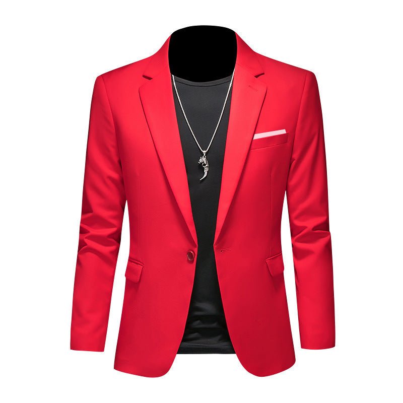 Mens Fashionable Plus-Size Slim-Fit Suit Jacket - pokemac11e83a98e4fd9b3a4078fa91377a941