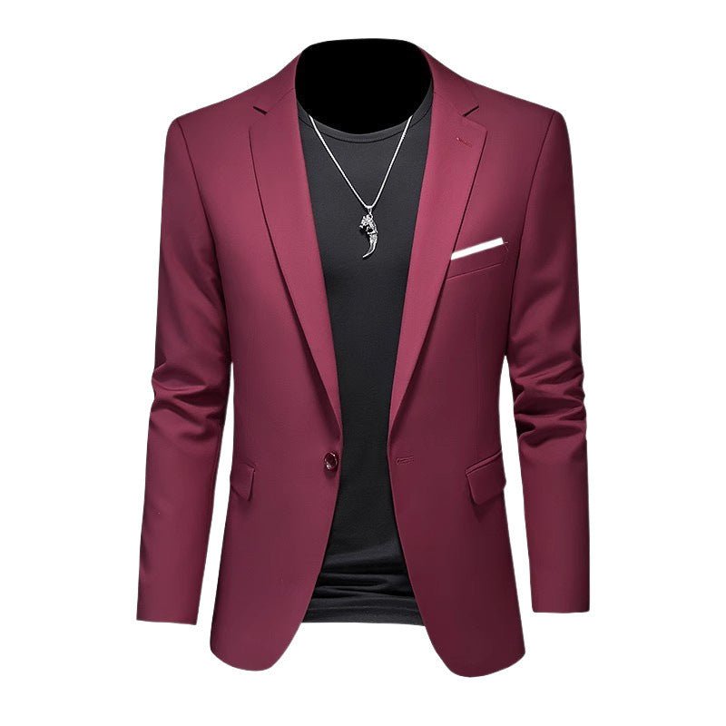 Mens Fashionable Plus-Size Slim-Fit Suit Jacket - pokema29cf83929ad6b793a80b94cdb6948aea