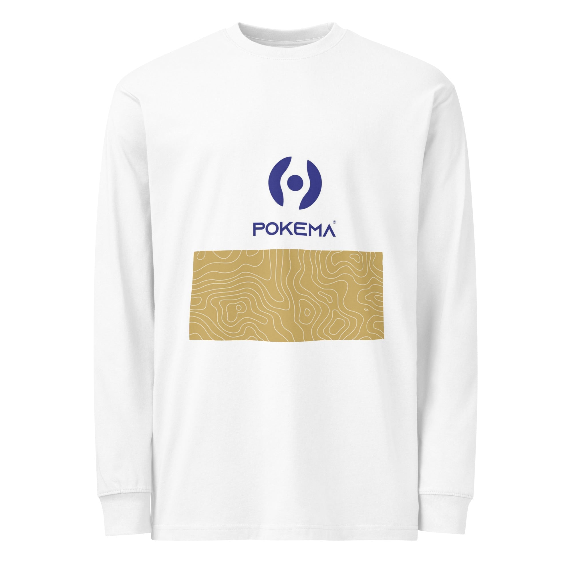 Men's heavyweight long sleeve t-shirt - pokemaProduct mockup
