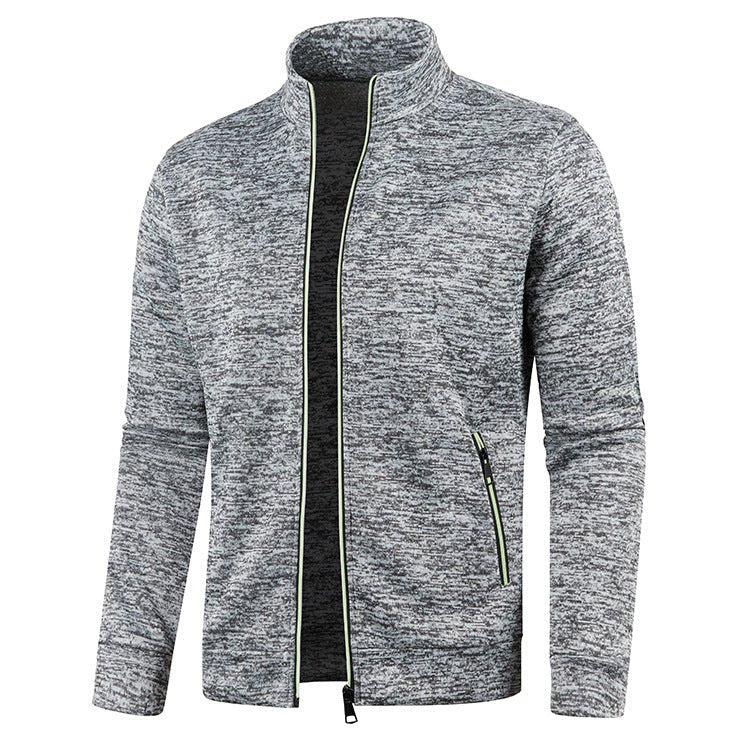 Mens Long Zippered Knitted Cardigan - pokemaa0cfde26ba83c9f532f676c147147c2f