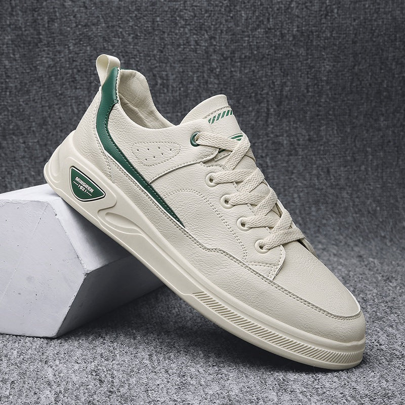 Men's Shoes Sports And Leisure Tide Shoes Autumn Flat Low-top Sneakers Men's Microfiber Leather Surface - pokema105be2a5e9954963b1841b337e4ab31e