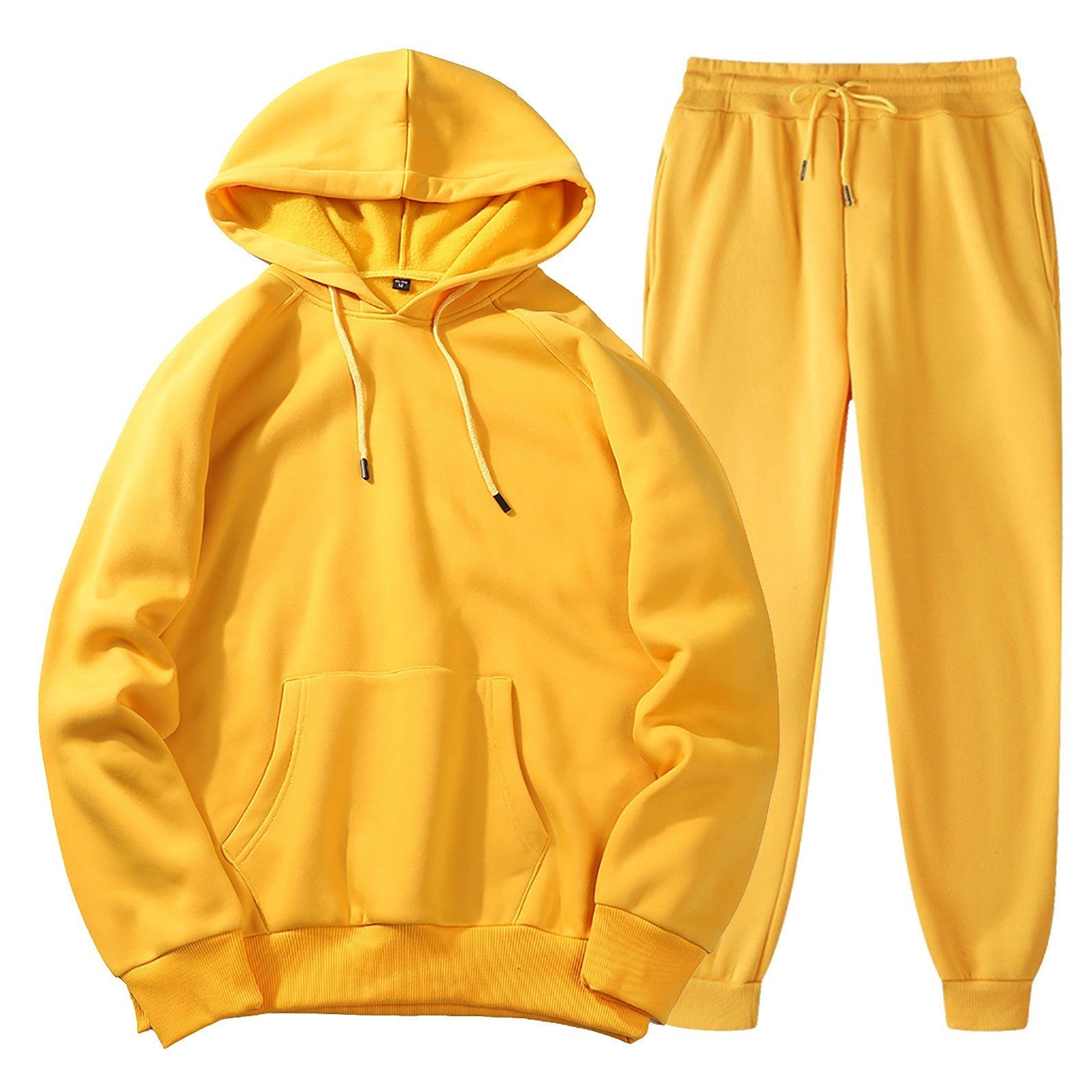 Men's Spring, Autumn And Winter Sports Casual Solid Color Coat Sweatshirt Trousers Suit - pokemab3dd4677980c110471b5cd1870967752