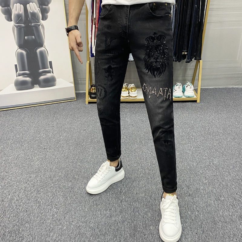 Mens Stylish Versatile Slim-fit Trousers - pokema680b3547d4040c47dcb529197881564e
