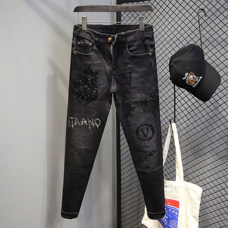 Mens Stylish Versatile Slim-fit Trousers - pokema5815f5d77defaeea55ce5d3806493fc6