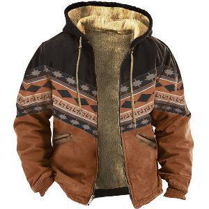 Mens Winter Cotton-padded Coat With Fleece Lining For Extra Warmth - pokema882e6c5b5e1a24c799fc5f574eaa395e