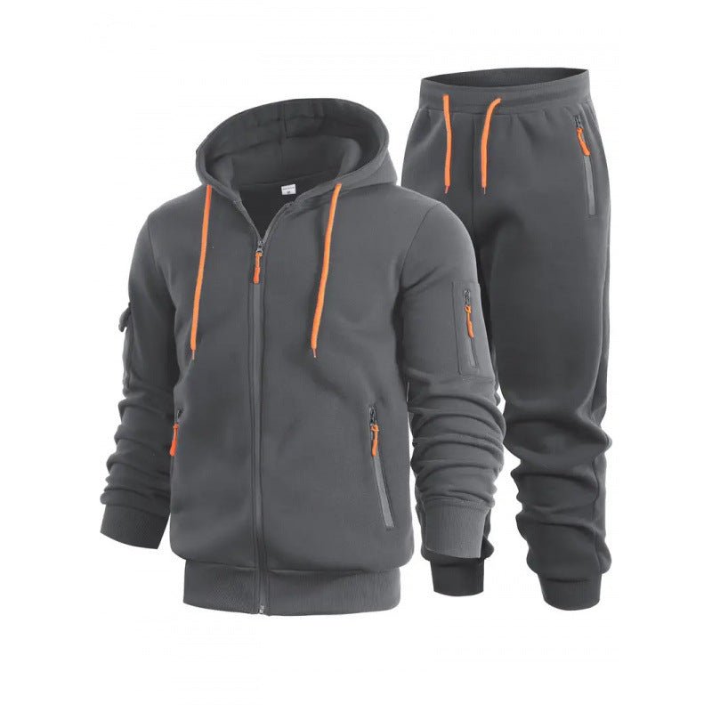 Mens Zip-Up Hoodie With Arm Pockets, Cardigan Sweatshirt Coat - pokemaab05f8d382b453bb6842d28634649766