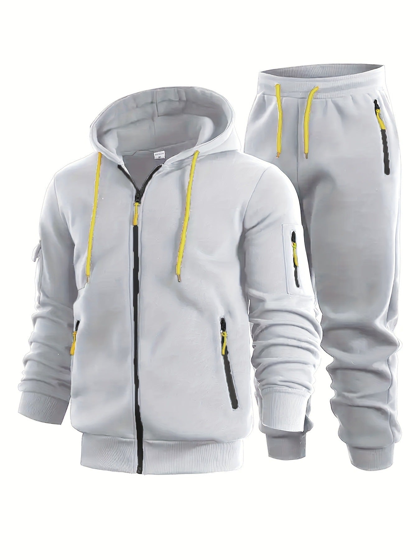 Mens Zip-Up Hoodie With Arm Pockets, Cardigan Sweatshirt Coat - pokemaa27f7eb2e4714cd3c1d8f6f2cba5c7f9