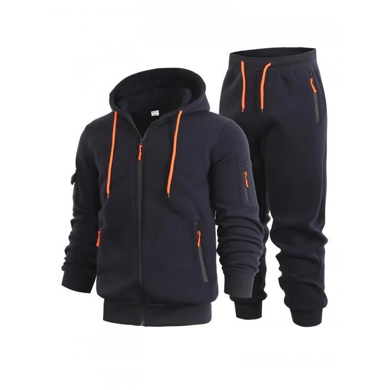 Mens Zip-Up Hoodie With Arm Pockets, Cardigan Sweatshirt Coat - pokema5db645c210ee153faf24c24422945f3