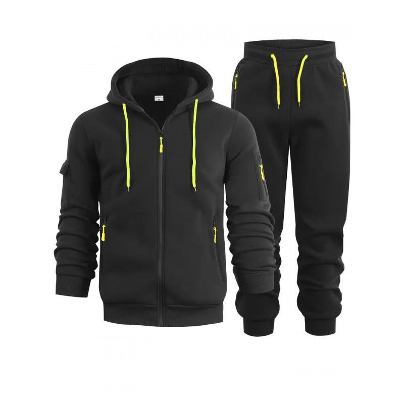 Mens Zip-Up Hoodie With Arm Pockets, Cardigan Sweatshirt Coat - pokema5f781a3d798f1cc7452cbfe7837736e9