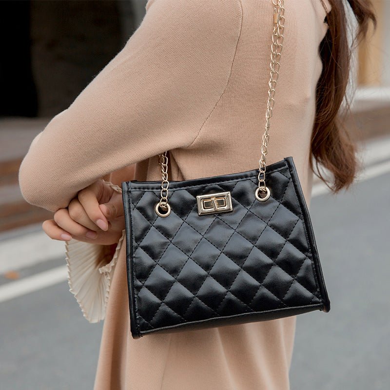 Mini Chain Shoulder Bags Rhombus Sewing Small Square Bags For Women - pokemaccae60cc4e01ee870f411cbae2d7deb5