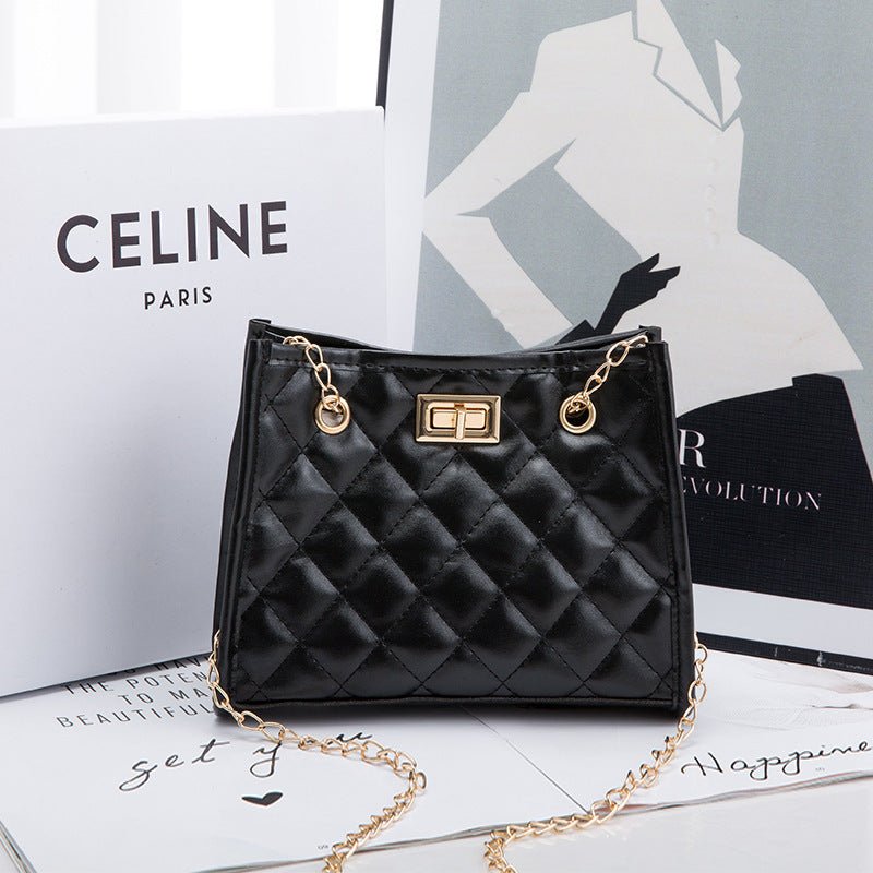 Mini Chain Shoulder Bags Rhombus Sewing Small Square Bags For Women - pokemac0be176fc506bbd27b8bc3e90ef60d44