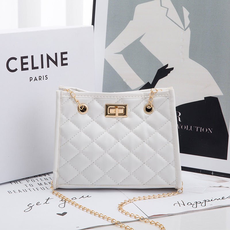 Mini Chain Shoulder Bags Rhombus Sewing Small Square Bags For Women - pokemaa8a2deee2beadc4659d9ff6601d20346