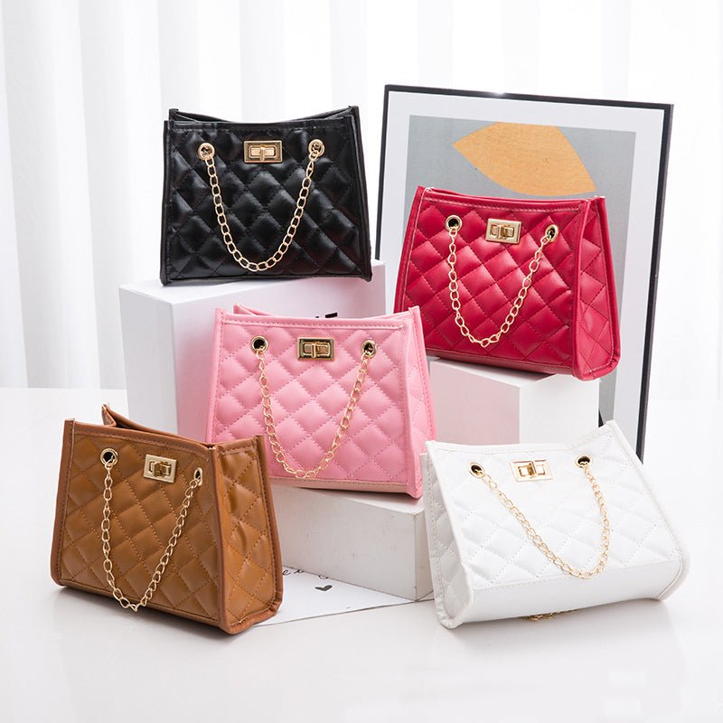 Mini Chain Shoulder Bags Rhombus Sewing Small Square Bags For Women - pokema838fbf1db79b9b95ae93a9f23292052b