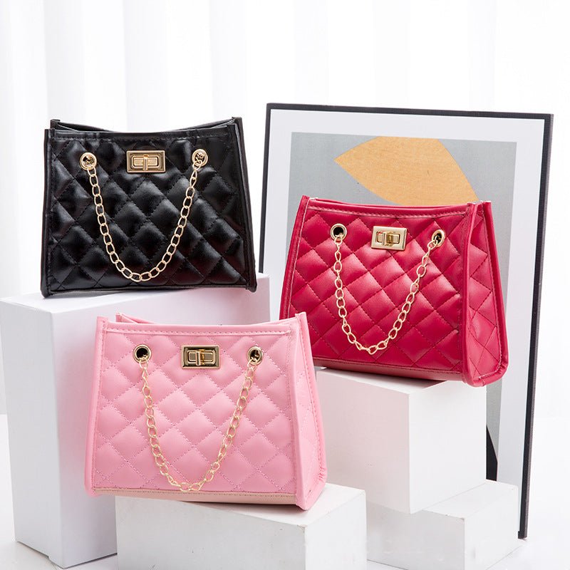 Mini Chain Shoulder Bags Rhombus Sewing Small Square Bags For Women - pokema2226249937c767d02bf6ca8a8ab0cdd4