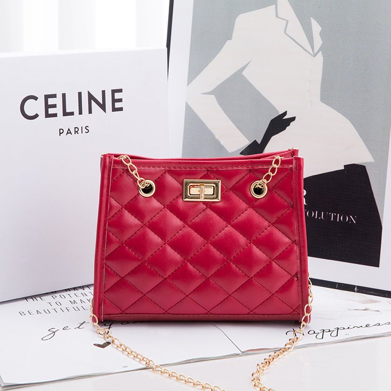 Mini Chain Shoulder Bags Rhombus Sewing Small Square Bags For Women - pokema83793622aa6d1b258ced53aa6ac26e68