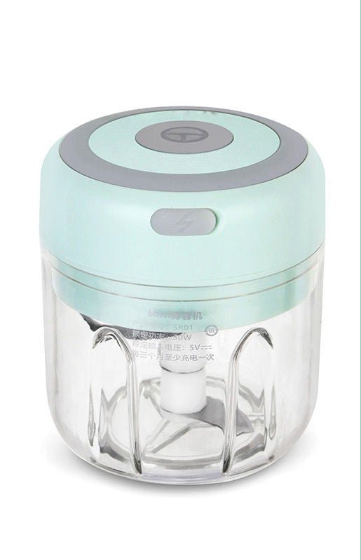 Mini Electric Garlic Chopper USB Charging Ginger Masher Machine Sturdy Durable Chili Vegetable Crusher Kitchen Tool - pokemad161dc701124a65bb563555333f920b3