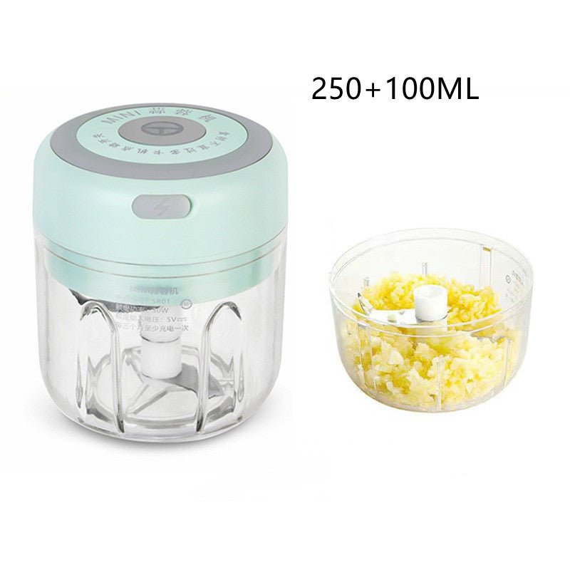 Mini Electric Garlic Chopper USB Charging Ginger Masher Machine Sturdy Durable Chili Vegetable Crusher Kitchen Tool - pokemac9c2eb88eeecb200737b2c28dc9a9625