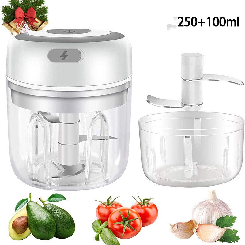 Mini Electric Garlic Chopper USB Charging Ginger Masher Machine Sturdy Durable Chili Vegetable Crusher Kitchen Tool - pokema7e980a8817efc6f5a48de6717024e6f2