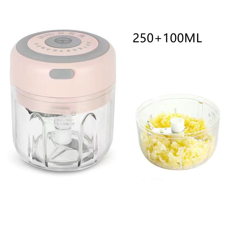Mini Electric Garlic Chopper USB Charging Ginger Masher Machine Sturdy Durable Chili Vegetable Crusher Kitchen Tool - pokema6c80e85a23e747c8033dd20727e050dd