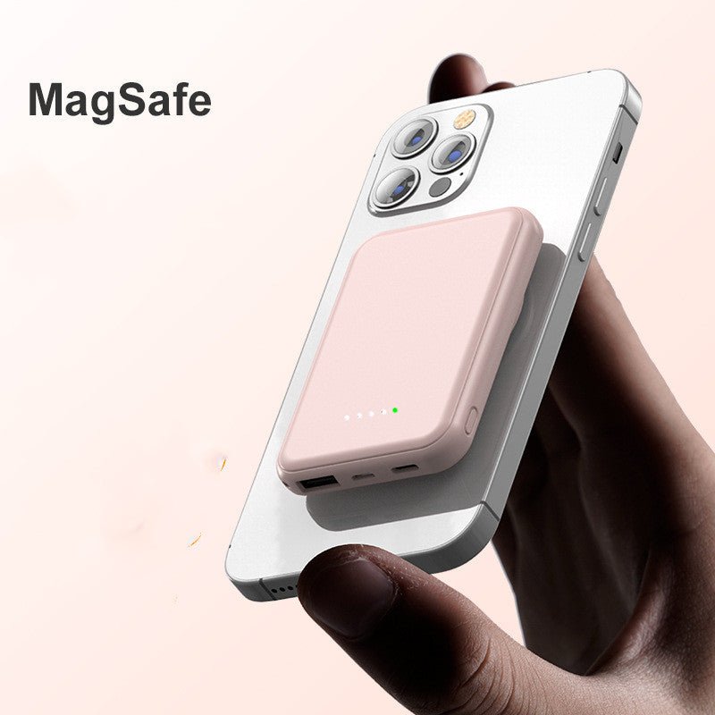 Mini Fast Charging Magnetic Wireless Power Bank 5000 MAh Portable - pokema47650311be24c9ae295383bcf8118ab3